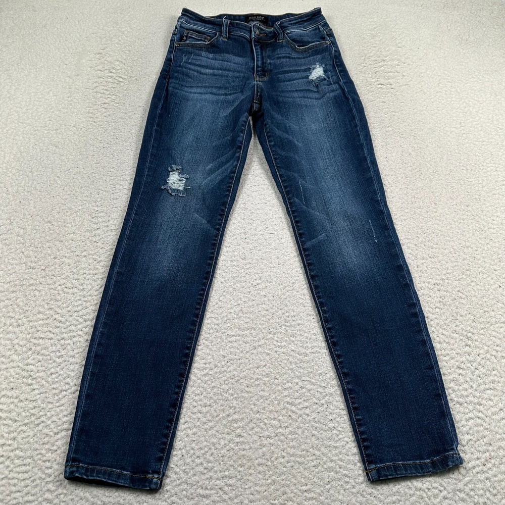 Judy Blue Dark Blue Straight Leg Jeans